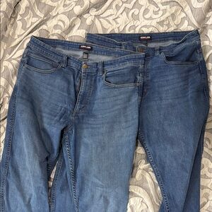 2 pair of Kirkland Blue Denim Jeans